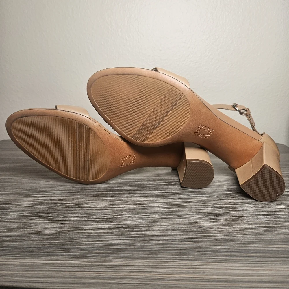 Naturalizer Vera Dress Sandal Size 9.5 Wide Frappe in box Leather Dress Sandal - Picture 8 of 11